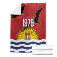 Mauri Kiribati Independence Day Blanket 1979 Proud National Frigatebird