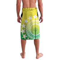 Cook Islands Independence Day Lavalava Kuki Airani Tiare Maori Polynesian Pattern - Green LT14 - Polynesian Pride