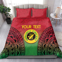 Custom Vanuatu Cricket Bedding Set 2024 Polynesian Pattern Sporty Style LT14 - Polynesian Pride