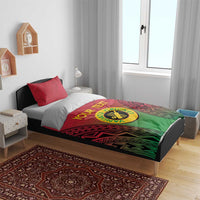 Custom Vanuatu Cricket Bedding Set 2024 Polynesian Pattern Sporty Style LT14 - Polynesian Pride