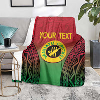Custom Vanuatu Cricket Blanket 2024 Polynesian Pattern Sporty Style LT14 - Polynesian Pride
