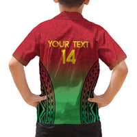 Custom Vanuatu Cricket Family Matching Summer Maxi Dress and Hawaiian Shirt 2024 Polynesian Pattern Sporty Style LT14 - Polynesian Pride