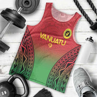Custom Vanuatu Cricket Men Tank Top 2024 Polynesian Pattern Sporty Style LT14 - Polynesian Pride