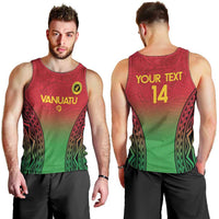 Custom Vanuatu Cricket Men Tank Top 2024 Polynesian Pattern Sporty Style LT14 - Polynesian Pride