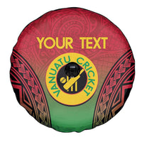 Custom Vanuatu Cricket Spare Tire Cover 2024 Polynesian Pattern Sporty Style LT14 - Polynesian Pride