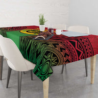 Custom Vanuatu Cricket Tablecloth 2024 Polynesian Pattern Sporty Style LT14 - Polynesian Pride