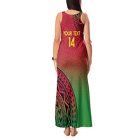 Custom Vanuatu Cricket Tank Maxi Dress 2024 Polynesian Pattern Sporty Style LT14 - Polynesian Pride