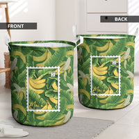 Aloha Hawaii Maia Laundry Basket Hawaiian Banana Stylized Stamp LT14 - Polynesian Pride