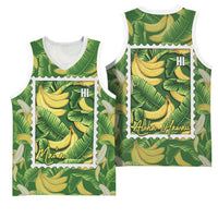 Aloha Hawaii Maia Basketball Jersey Hawaiian Banana Stylized Stamp LT14 - Polynesian Pride
