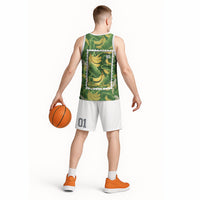 Aloha Hawaii Maia Basketball Jersey Hawaiian Banana Stylized Stamp LT14 - Polynesian Pride