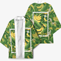 Aloha Hawaii Maia Kimono Hawaiian Banana Stylized Stamp LT14 - Polynesian Pride