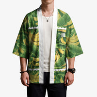 Aloha Hawaii Maia Kimono Hawaiian Banana Stylized Stamp LT14 - Polynesian Pride