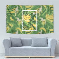 Aloha Hawaii Maia Tapestry Hawaiian Banana Stylized Stamp LT14 - Polynesian Pride