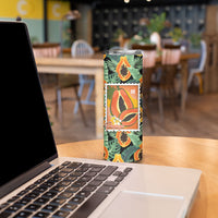 Aloha Hawaii Mikana Skinny Tumbler Hawaiian Papaya Stylized Stamp LT14 - Polynesian Pride
