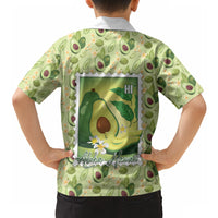 Aloha Hawaii Avocado Hawaiian Shirt Hawaiian Fruit Stylized Stamp LT14 - Polynesian Pride