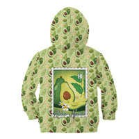 Aloha Hawaii Avocado Kid Hoodie Hawaiian Fruit Stylized Stamp LT14 - Polynesian Pride