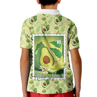 Aloha Hawaii Avocado Kid Polo Shirt Hawaiian Fruit Stylized Stamp LT14 - Polynesian Pride