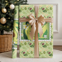 Aloha Hawaii Avocado Wrapping Paper Hawaiian Fruit Stylized Stamp LT14 - Polynesian Pride