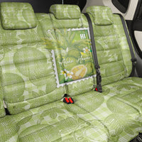 Aloha Hawaii Ulu Palaka Motifs Back Car Seat Cover Hawaiian Breadfruit Stylized Stamp LT14 - Polynesian Pride