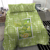 Aloha Hawaii Ulu Palaka Motifs Bedding Set Hawaiian Breadfruit Stylized Stamp LT14 - Polynesian Pride