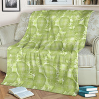 Omaomao Hawaii Breadfruit Palaka Motifs Blanket LT14 - Polynesian Pride