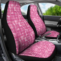 Alaka Hawaii Breadfruit Palaka Motifs Car Seat Cover LT14 - Polynesian Pride