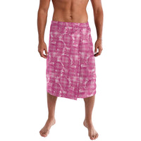 Alaka Hawaii Breadfruit Palaka Motifs Lavalava LT14 Pink - Polynesian Pride
