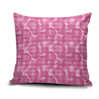 Alaka Hawaii Breadfruit Palaka Motifs Pillow Cover LT14 Pink - Polynesian Pride