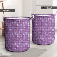 Poni Hawaii Breadfruit Palaka Motifs Laundry Basket LT14 - Polynesian Pride