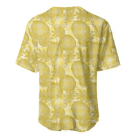 Melemele Hawaii Breadfruit Palaka Motifs Baseball Jersey LT14 - Polynesian Pride