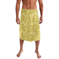 Melemele Hawaii Breadfruit Palaka Motifs Lavalava LT14 Yellow - Polynesian Pride