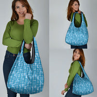 Polu Hawaii Breadfruit Palaka Motifs Grocery Bag LT14 - Polynesian Pride