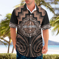 Aotearoa Kati Mamoe Personalised Hawaiian Shirt Maori Iwi Poutama Puhoro Tattoo LT14 - Polynesian Pride