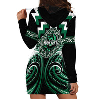 Aotearoa Whakatohea Personalised Hoodie Dress Maori Iwi Poutama Puhoro Tattoo LT14 - Polynesian Pride