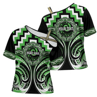 Aotearoa Ngati Awa Personalised Cross Shoulder Shirt Maori Iwi Poutama Puhoro Tattoo LT14 - Polynesian Pride