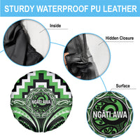 Aotearoa Ngati Awa Spare Tire Cover Maori Iwi Poutama Puhoro Tattoo LT14 - Polynesian Pride