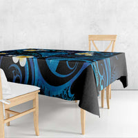 Tokelau Fakaofo Atoll Tablecloth Polynesian Tattoo Plumeria With Map