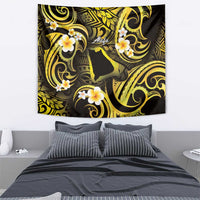 Tokelau Atafu Atoll Tapestry Polynesian Tattoo Plumeria With Map