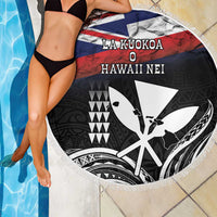 Hawaii Independence Day Beach Blanket La Kuokoa - Happy 28th November LT14 - Polynesian Pride