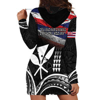Hawaii Independence Day Hoodie Dress La Kuokoa - Happy 28th November LT14 - Polynesian Pride