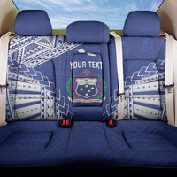 Toa Samoa Rugby Custom Back Car Seat Cover Go Champions Pacific Samoan Pattern - Polynesian Pride