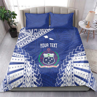 Toa Samoa Rugby Custom Bedding Set Go Champions Pacific Samoan Pattern - Polynesian Pride