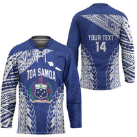 Toa Samoa Rugby Custom Hockey Jersey Go Champions Pacific Samoan Pattern LT14 - Polynesian Pride