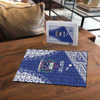 Toa Samoa Rugby Custom Puzzle Go Champions Pacific Samoan Pattern - Polynesian Pride