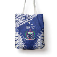 Toa Samoa Rugby Custom Tote Bag Go Champions Pacific Samoan Pattern - Polynesian Pride