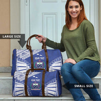 Toa Samoa Rugby Custom Travel Bag Go Champions Pacific Samoan Pattern - Polynesian Pride