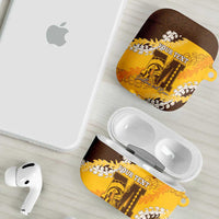 Personalized Mililani Hawaii High School AirPods Case Puakenikeni Lei Hawaiian Pattern LT14 - Polynesian Pride