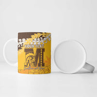 Personalized Mililani Hawaii High School Ceramic Mug Puakenikeni Lei Hawaiian Pattern LT14 - Polynesian Pride