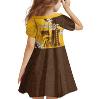 Personalized Mililani Hawaii High School Family Matching Off Shoulder Short Dress and Hawaiian Shirt Puakenikeni Lei Hawaiian Pattern - Polynesian Pride
