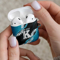 Personalized Kapolei Hawaii High School AirPods Case Puakenikeni Lei Hawaiian Pattern - Polynesian Pride